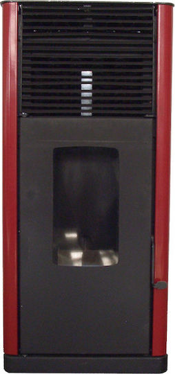 Warmtek Aria 14 Σόμπα Pellet Αερόθερμη 13kW Μπορντό