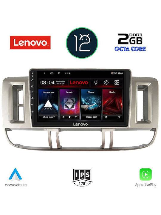 Lenovo Car Audio System for Nissan X-Trail 2000-2004 (Bluetooth/USB/AUX/WiFi/GPS/Apple-Carplay) with Touch Screen 9"