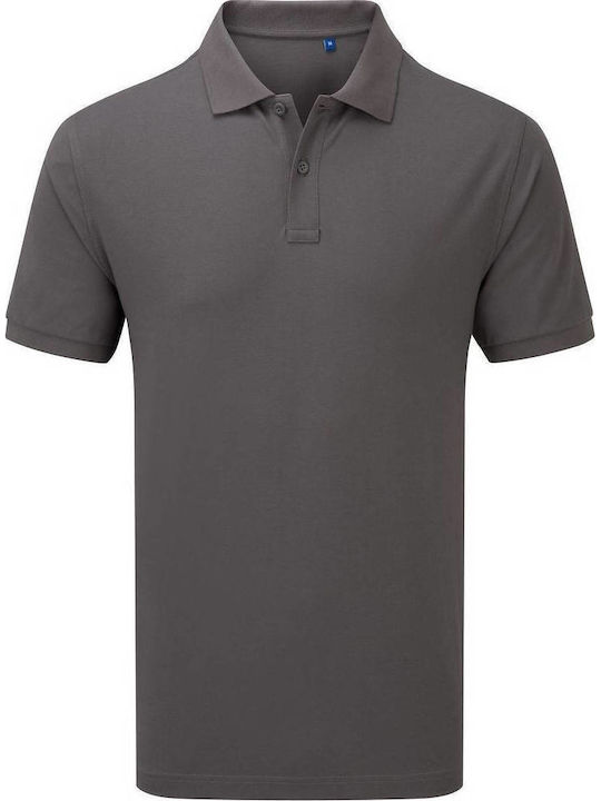 Premier Unisex Διαφημιστικό T-shirt Κοντομάνικο σε Γκρι Χρώμα