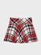 Kids' Skirt Checked Red