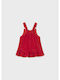 Kids' Corduroy Overall Skirt Red