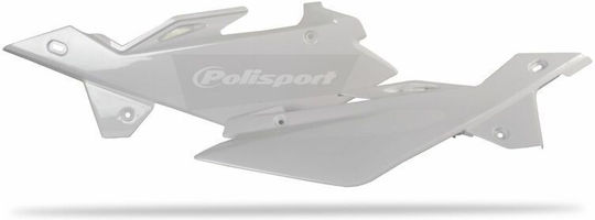Polisport Πλαϊνό Πλαστικό Μοτοσυκλέτας για Husqvarna WR για Yamaha WR 250 Λευκό