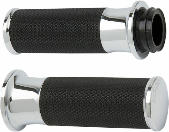 Arlen Ness Motorcycle Handlebars in Black color