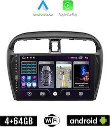 Kirosiwa Ηχοσύστημα Αυτοκινήτου για Mitsubishi Space Star (Bluetooth/USB/WiFi/GPS/Apple-Carplay/Android-Auto) με Οθόνη Αφής 9"