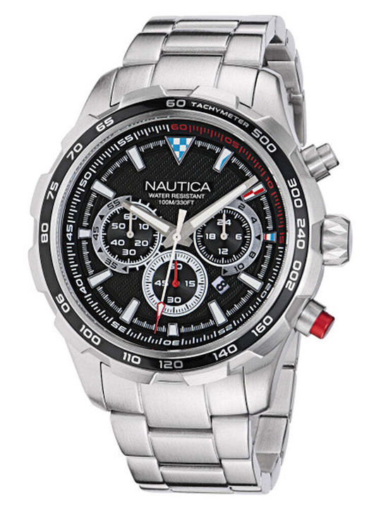 Nautica Men's Watch 46mm Chronograph Battery wi...