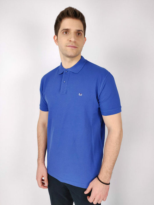 Leonardo Uomo Polo Blouse Blue