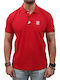Polo Short Sleeve Red Blouse