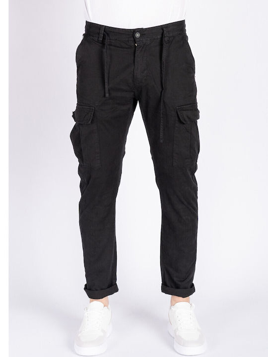Frank Tailor Παντελόνι Cargo Μαύρο Frank Tailor Παντελόνι Cargo Μαύρο