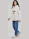 Rainforest Women's Short Parka Jacket for Winter Beige