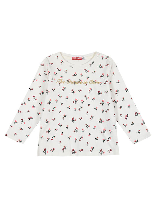 Energiers Kids Blouse Long Sleeve Ecru