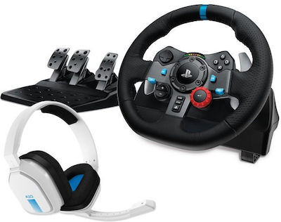 Logitech G29 Lenkrad mit Pedalen für PC / PS4 / PS5 mit 900° Drehung