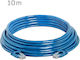 Factory U/UTP Cat.6e (High Speed) Network Cable Ethernet 10m Blue