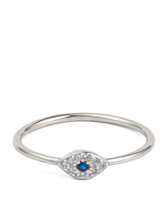 George Art Jewels Γυναικείο Δαχτυλίδι Βεράκι από Ασήμι