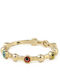 George Art Jewels Γυναικείο Δαχτυλίδι Βεράκι με Σμάλτο από Χρυσό 14Κ