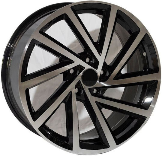 Car Aluminium Wheel 18"x8" ET45 Black Face Machined