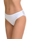 Miss Rosy Cotton Women's Slip with Lace White