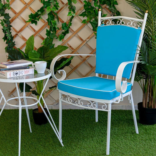 Be Comfy Wasserdichtes Gartenstuhlkissen Hellblau 42x42cm