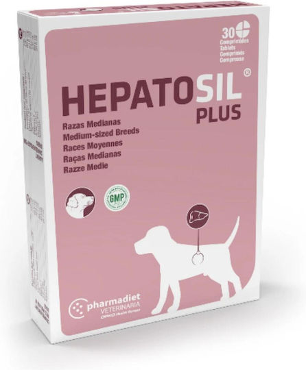 Pharmadiet Hepatosil Plus Dietary Supplement for Dogs in Tablets for Liver Diseases