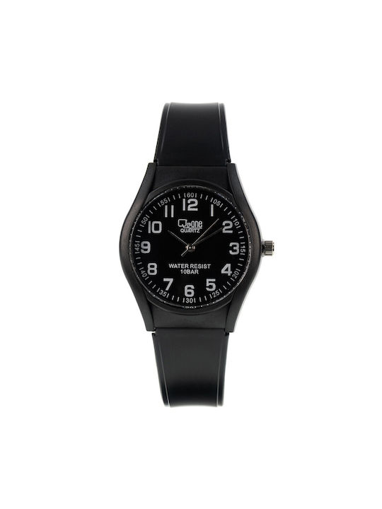 FantazyStores Uhr mit Schwarz Kautschukarmband