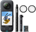 Insta360 X3 Action Camera 5K 360° Capture Underwater Creator Kit with Touch Screen 2.29" and Wi-Fi Black