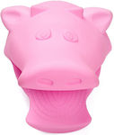 Silicone Oven Mitt Pink