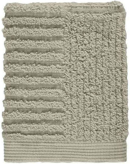 Zone Denmark Handtuch aus 100% Baumwolle in Grün Farbe 30x30cm