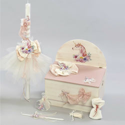 Katsigiannis Baptism Set with Theme Unicorn 64pcs