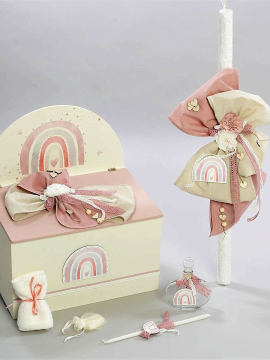 Katsigiannis Baptism Set with Rainbow Theme