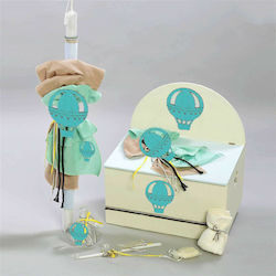 Katsigiannis Baptism Set with Theme Hot Air Balloon 2pcs