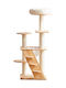 Pet Interest Cat Playground Ονυχοδρόμιο Γατόδεντρο Διάφανο 4 επιπέδων 48x48x130εκ.