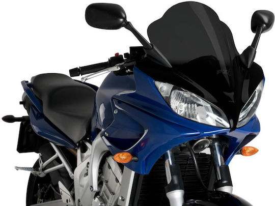 Puig Motorcycle Windshield & Windscreen Tinted Visor for Yamaha FZ6 Fazer 1646N