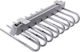 Emuca Wardrobe Hanger for Pants Metallic Silver 6923425 1pcs