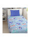 Lino Home Παιδικό Κουβερλί Ημίδιπλο Green/gray 160x220εκ.