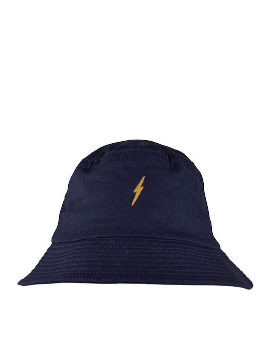 Lightning Bolt Υφασμάτινo Ανδρικό Καπέλο Στυλ Bucket Μπλε