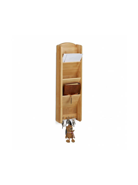 Relaxdays Wall Key Holder Wooden