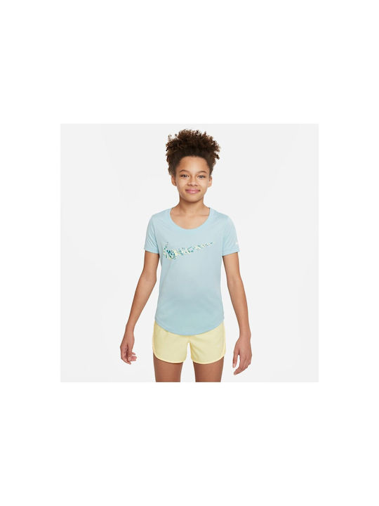 Nike Kids' T-shirt Blue DriFit