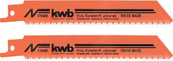 KWB Jig Saw Blade 130mm 2pcs 578400