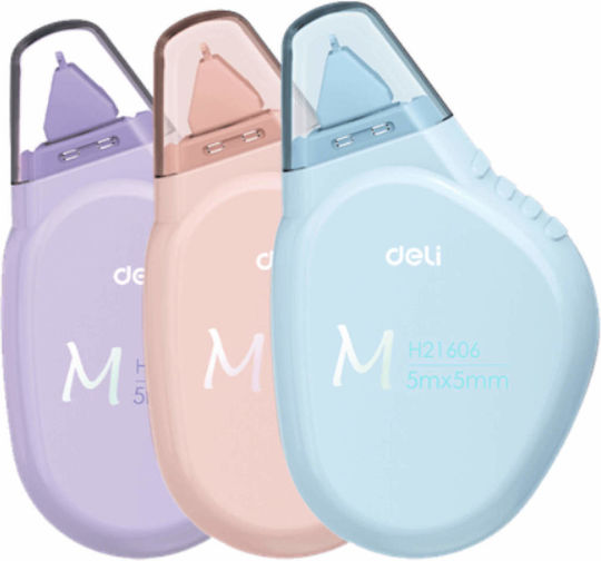 Deli Macaron Correction Tape (Μiscellaneous colours) 1pcs