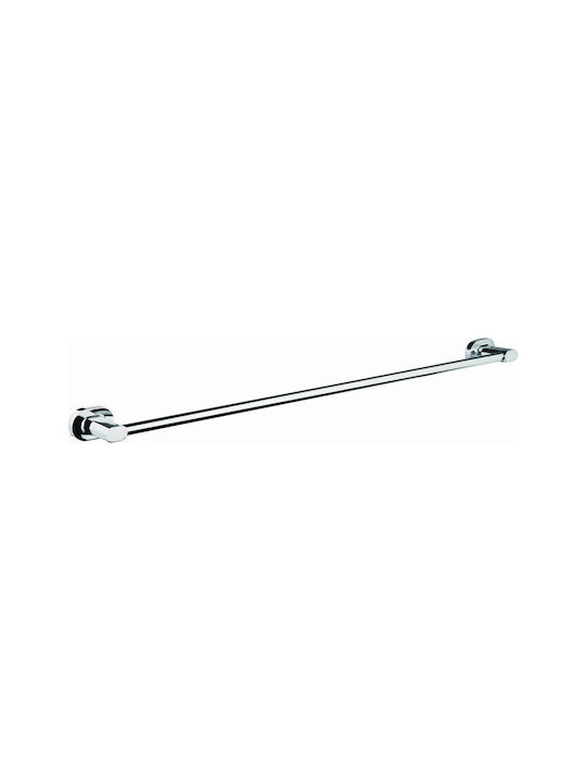Bisk Schiene Badezimmer Einzel Wandmontage Schrauben ​62x5.5cm Silber