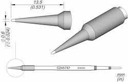 JBC Μύτη Κολλητηρίου C245747