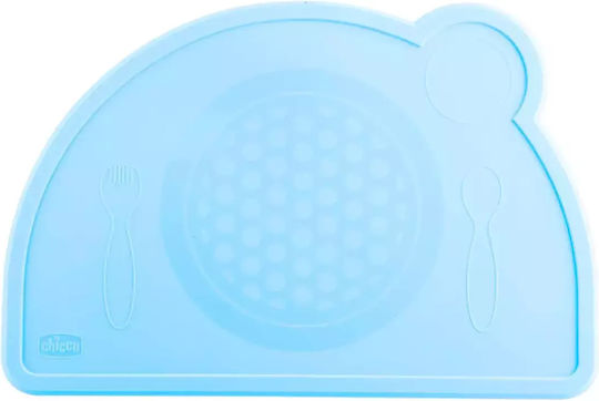 Chicco Σουπλά Γαλάζιο Easy Tablemat από Σιλικόνη για 18+ μηνών