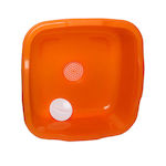 Basin Square Capacity 9.6lt Orange