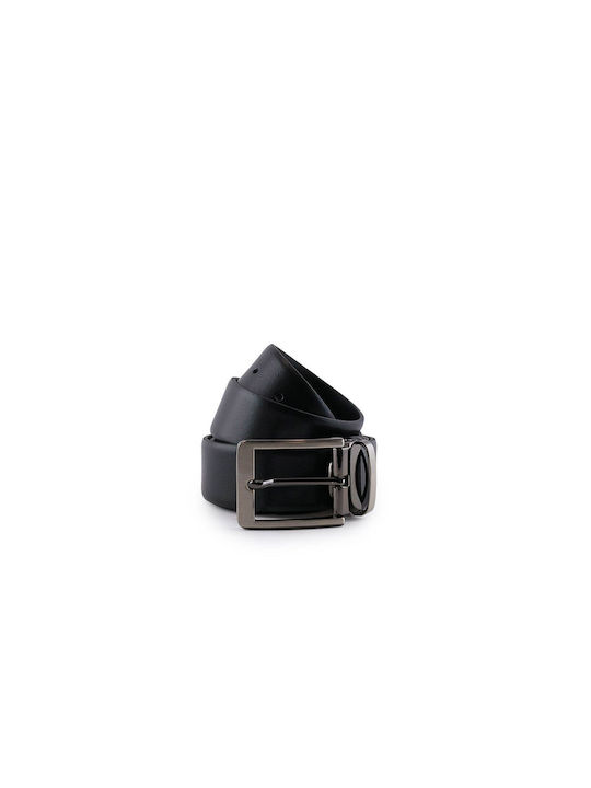 Men's Leather Belt Black