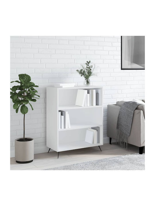 Floor Chipboard / Metal Bookcase White 69.5x32....