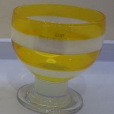 Cerve Glass made of Glass in Yellow Color