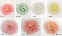 Fabric for Wedding Favors Made of Organza Pink 0516144_20 25pcs