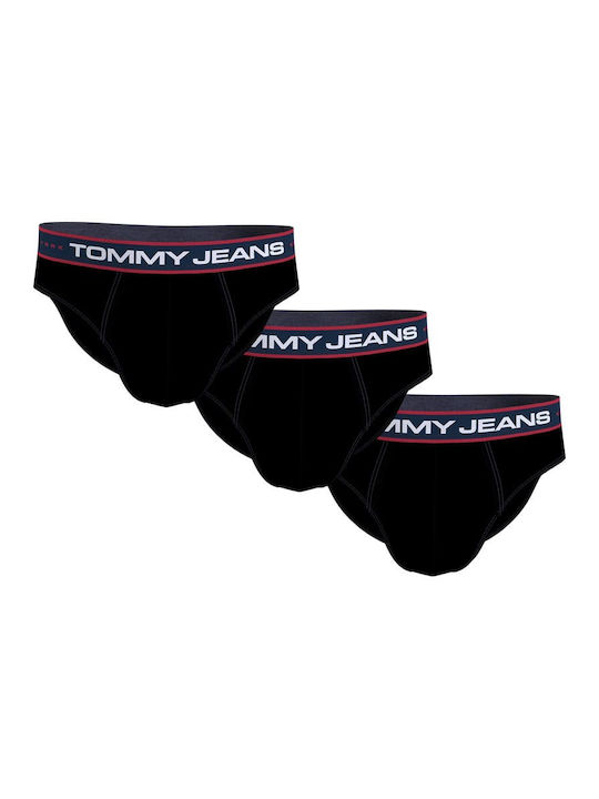 Herren Slips Schwarz 3Packung