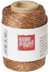 Knorr Prandell Schnürsenkel Metallisch Braun Länge 20m