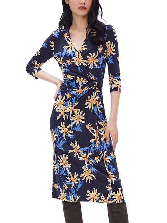 Diane Von Furstenberg Summer Midi Dress Floral