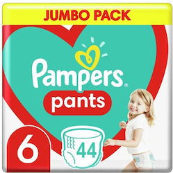 Pampers Πάνες Βρακάκι Pants No. 6 για 15+kg 44τμχ